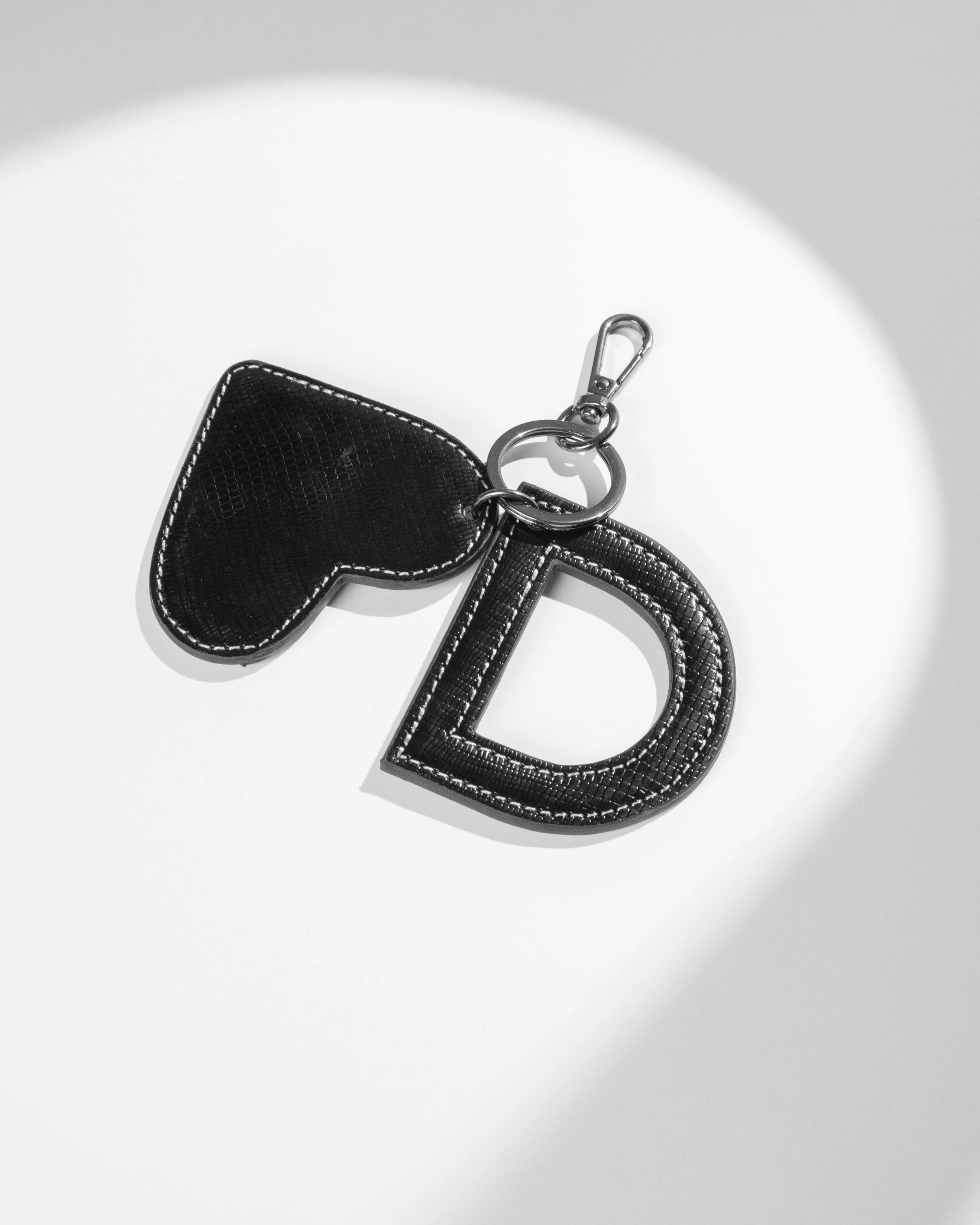 Black Customized Initial Charms