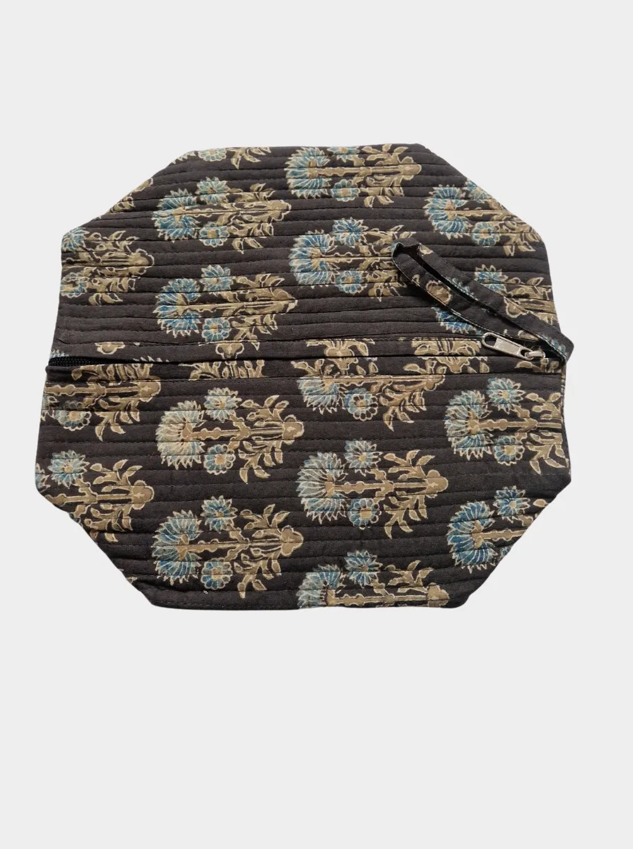 block printed pouch sample