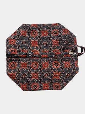 block printed pouch sample