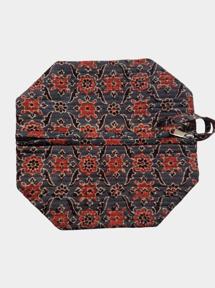 block printed pouch sample