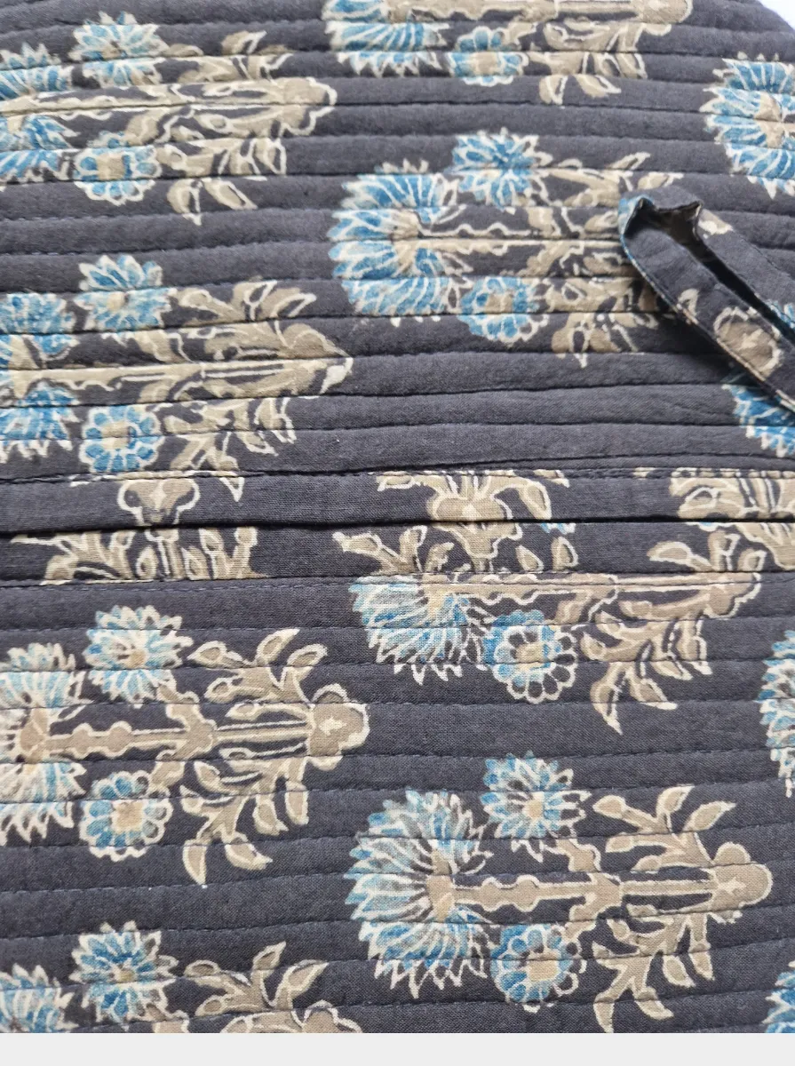 block printed pouch sample