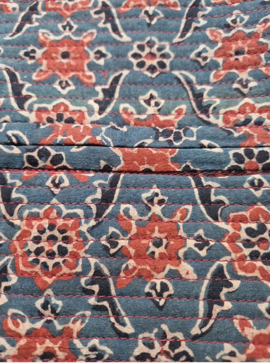 block printed pouch sample