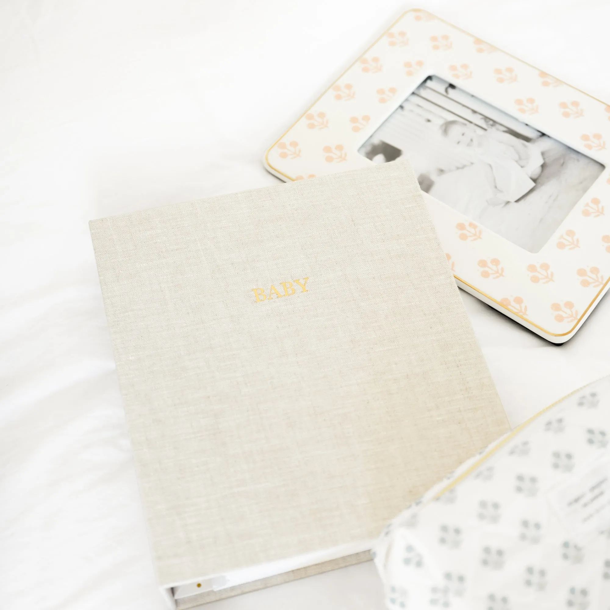 Blue Floral Small Cosmetic Pouch