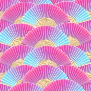 Blulu 40 Pcs Folding Hand Fans for Line Dancing Bulk Silk Bamboo Popping Clapping Fans for Line Dancing Boots On The Ground for Women Foldable Summer Beach Wedding Gifts (Gradient Color)