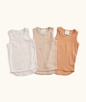 Bodywear 3-Pack Singlets Neutral