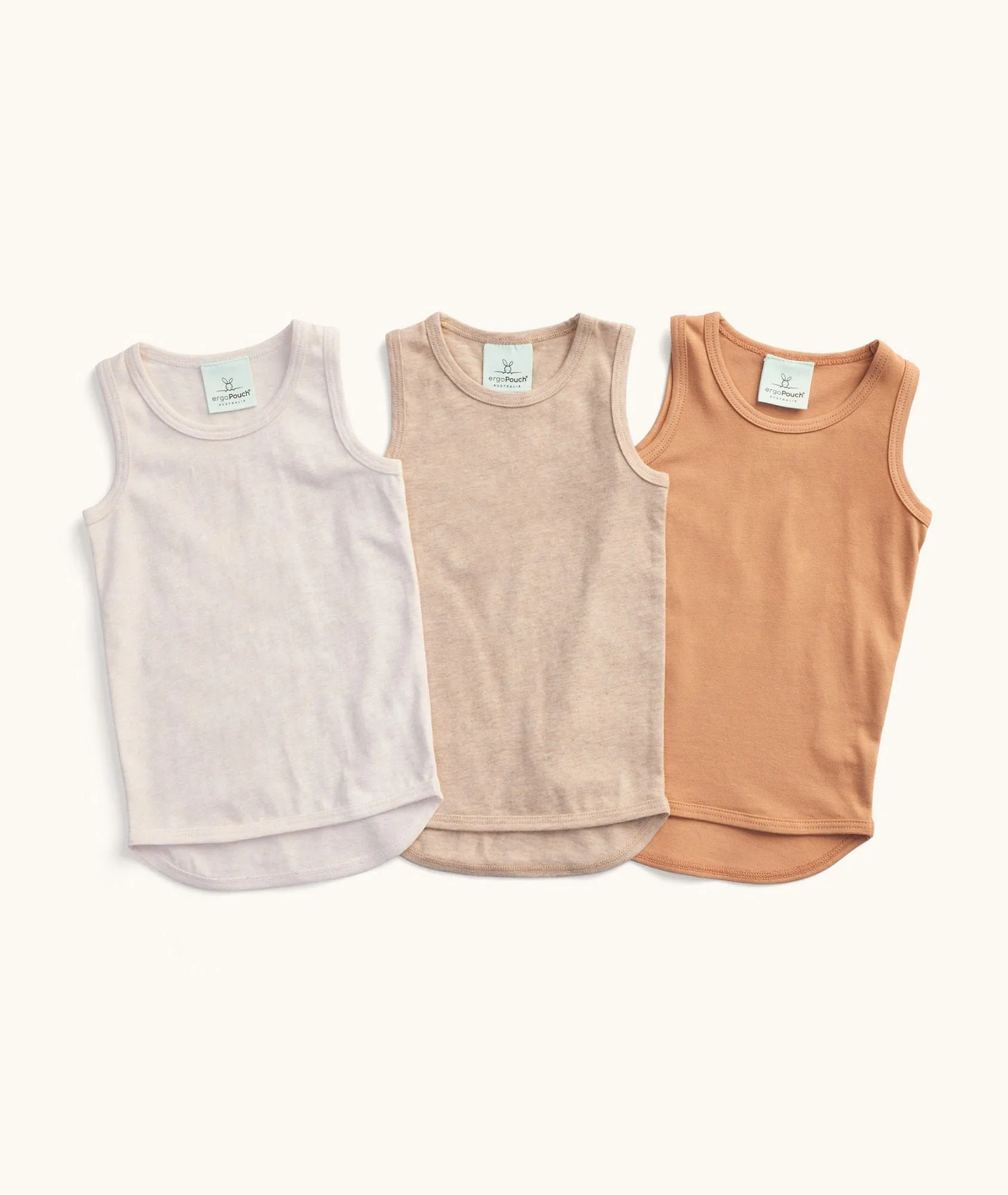 Bodywear 3-Pack Singlets Neutral