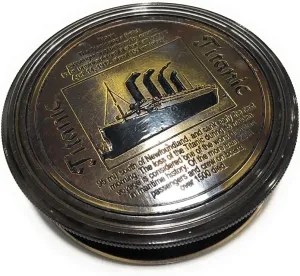 Brass Compass Antique Finish Titanic Compass Vintage Nautical Sailor Article - Maritime Magnetic Gift
