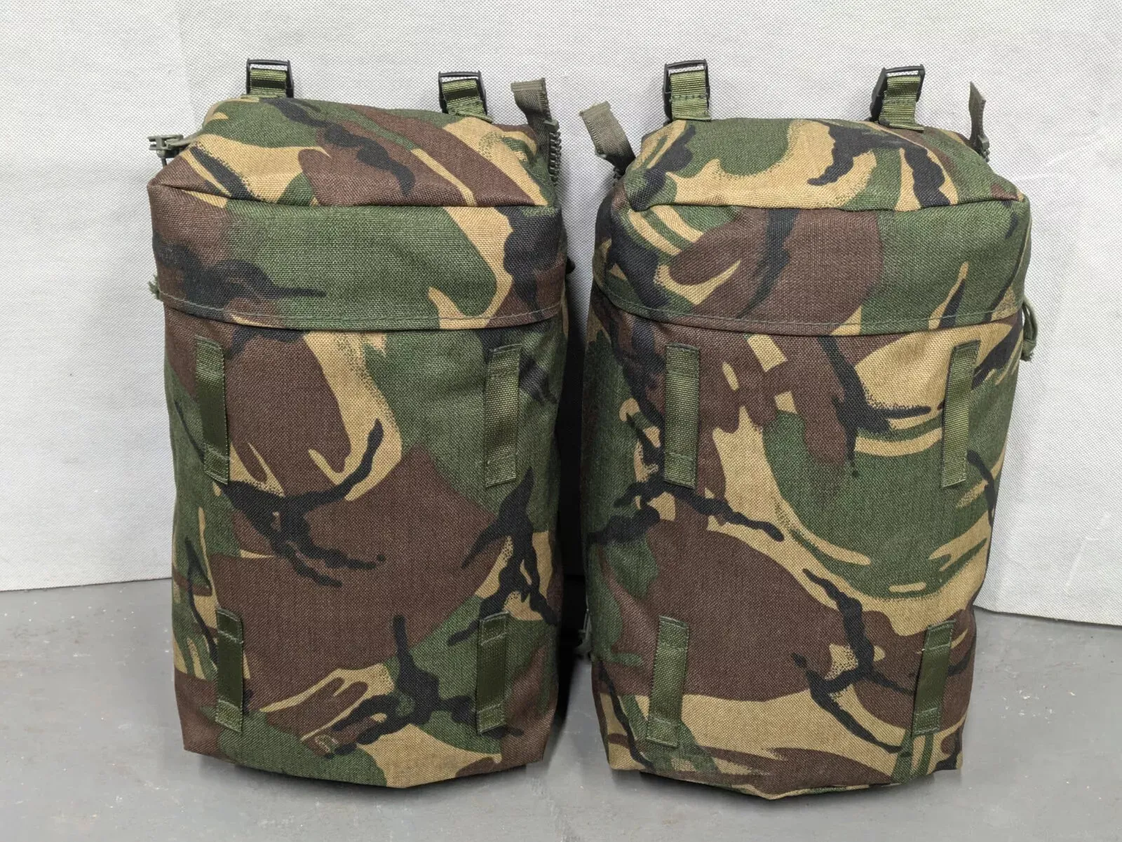 British Army DPM Camo Bergen Rucksack 10L Rocket Side Pouch Pair