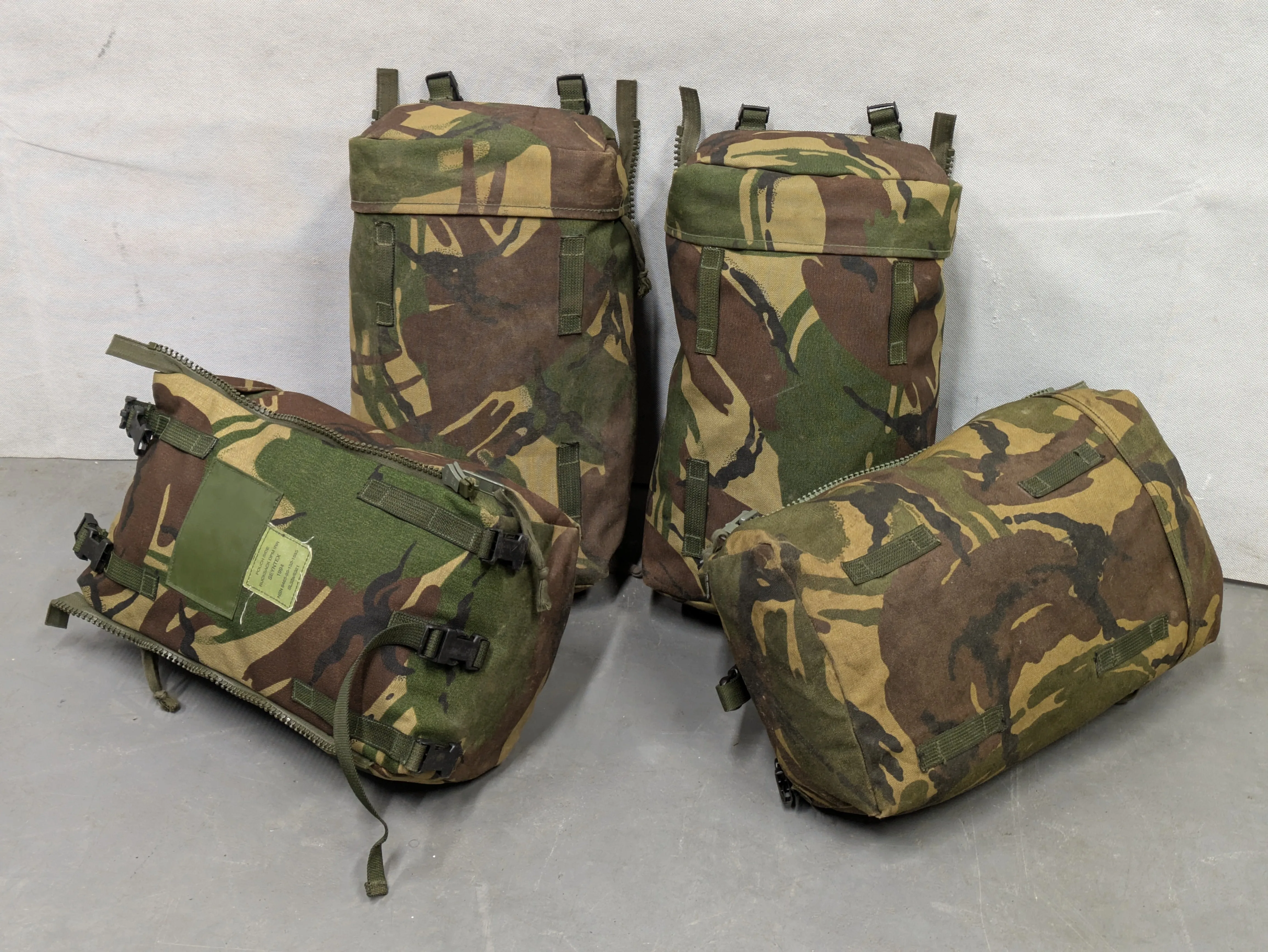 British Army DPM Camo Bergen Rucksack 10L Rocket Side Pouch Pair