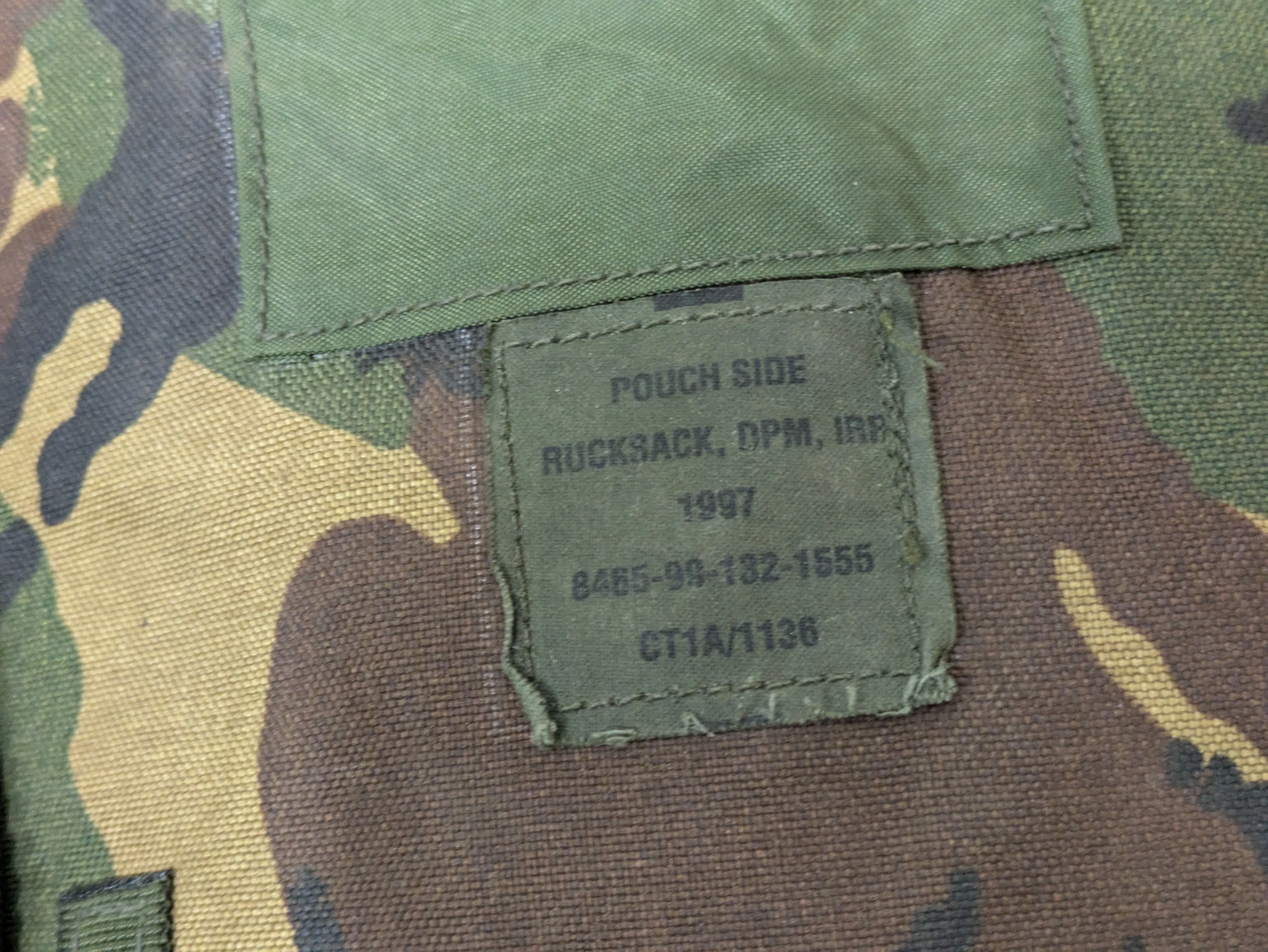 British Army DPM Camo Bergen Rucksack 10L Rocket Side Pouch Pair