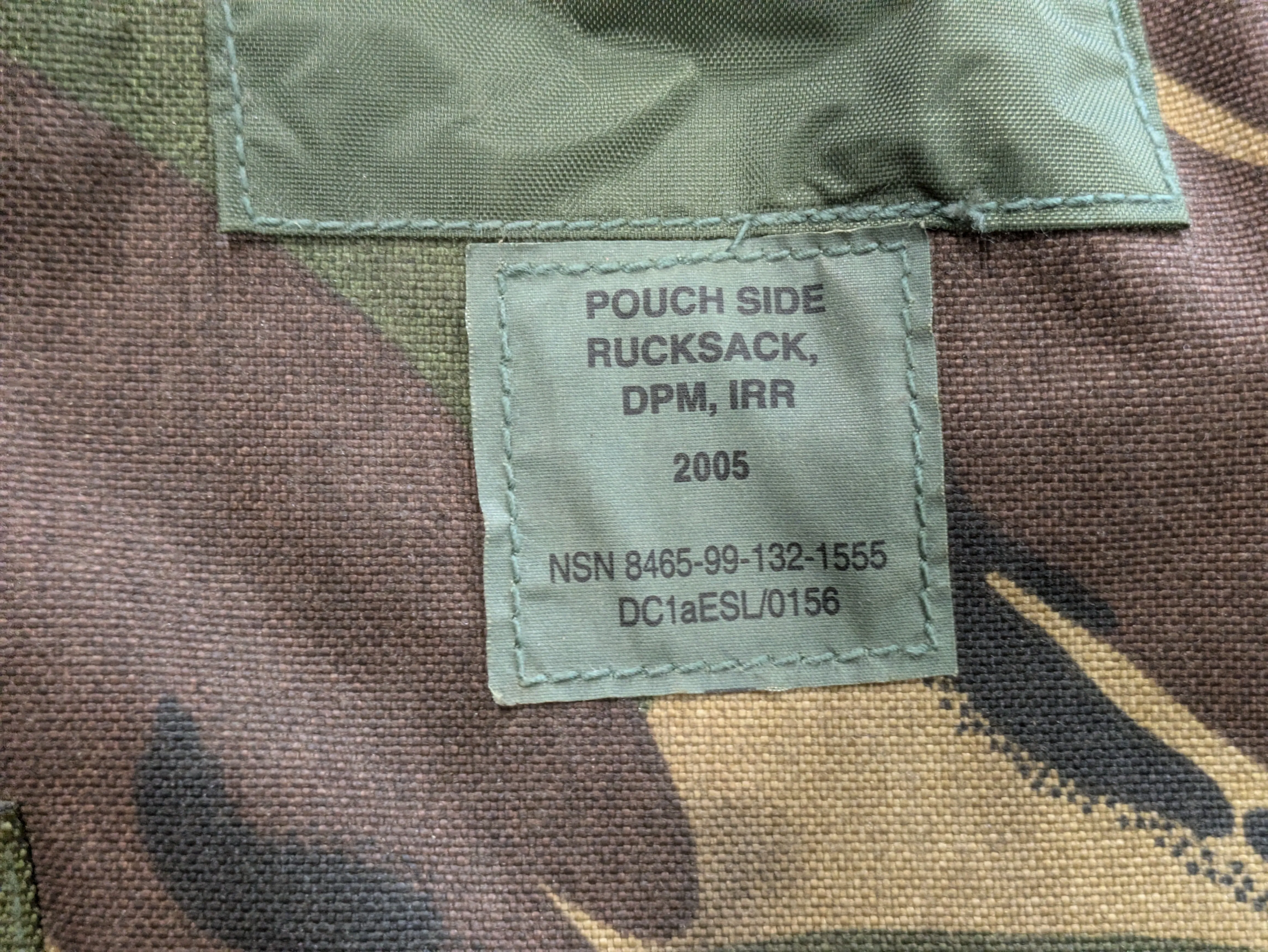 British Army DPM Camo Bergen Rucksack 10L Rocket Side Pouch Pair