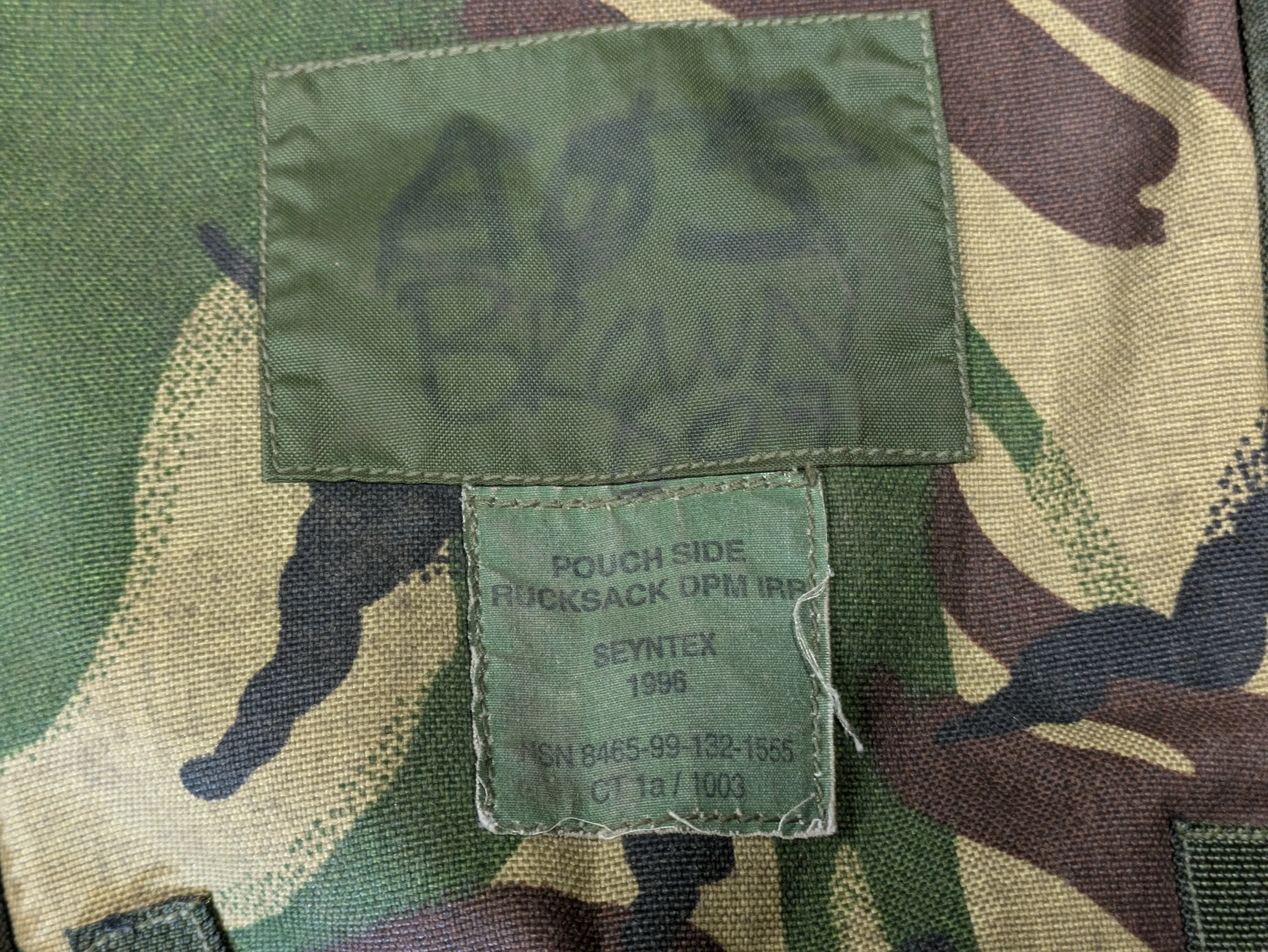 British Army DPM Camo Bergen Rucksack 10L Rocket Side Pouch Pair