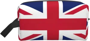 British flag Print Large Capacity Zippered Storage Bag Travel Cosmetic Organizer for Toiletries Makeup