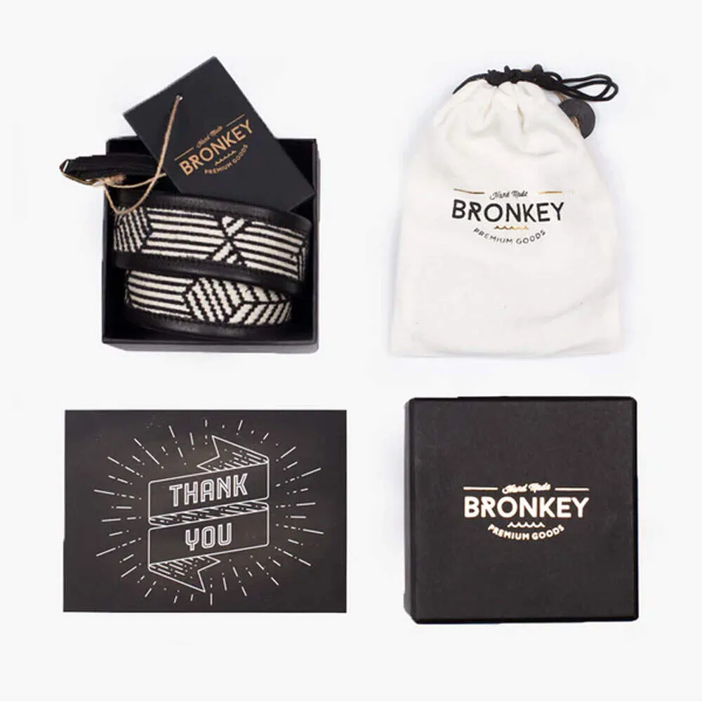 Bronkey Jaipur #101 - Fabric & Leather camera strap