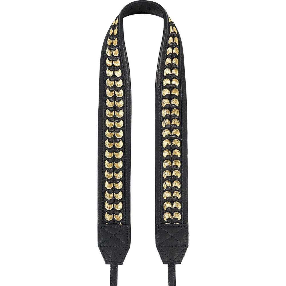 Bronkey Jaipur #106 - Fabric &  Leather camera strap