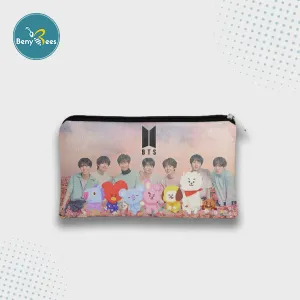 BTS Pencil / Pen Pouch (Digitally printed on Cloth)