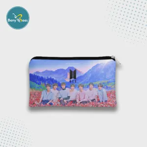 BTS Pencil / Pen Pouch (Digitally printed on Cloth)