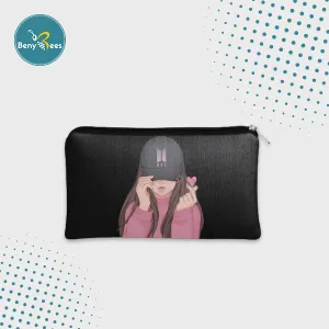 BTS Pencil / Pen Pouch (Digitally printed on Cloth)