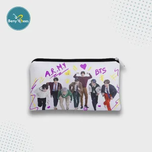 BTS Pencil / Pen Pouch (Digitally printed on Cloth)