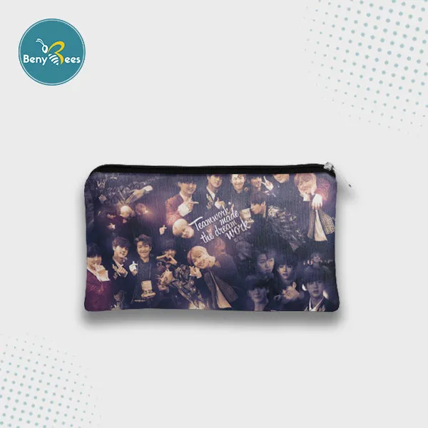 BTS Pencil / Pen Pouch (Digitally printed on Cloth)