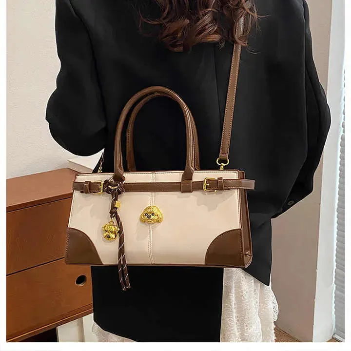Buckle Large Fashionable Shoulder/Crossbody Bags - Tote Bags