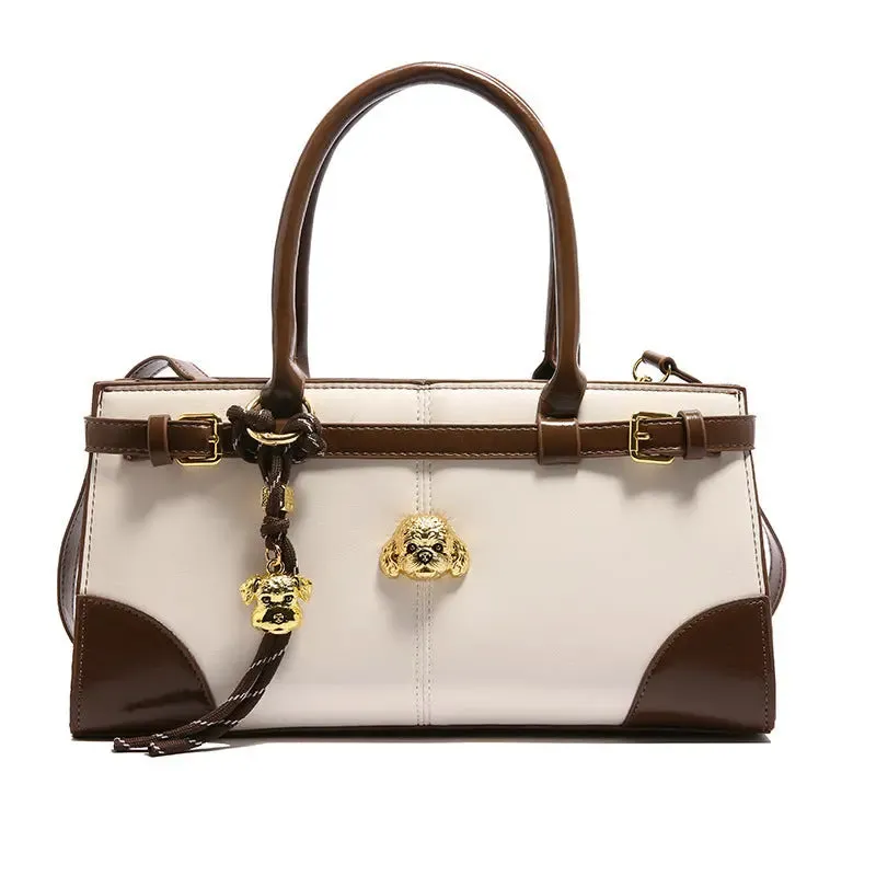 Buckle Large Fashionable Shoulder/Crossbody Bags - Tote Bags
