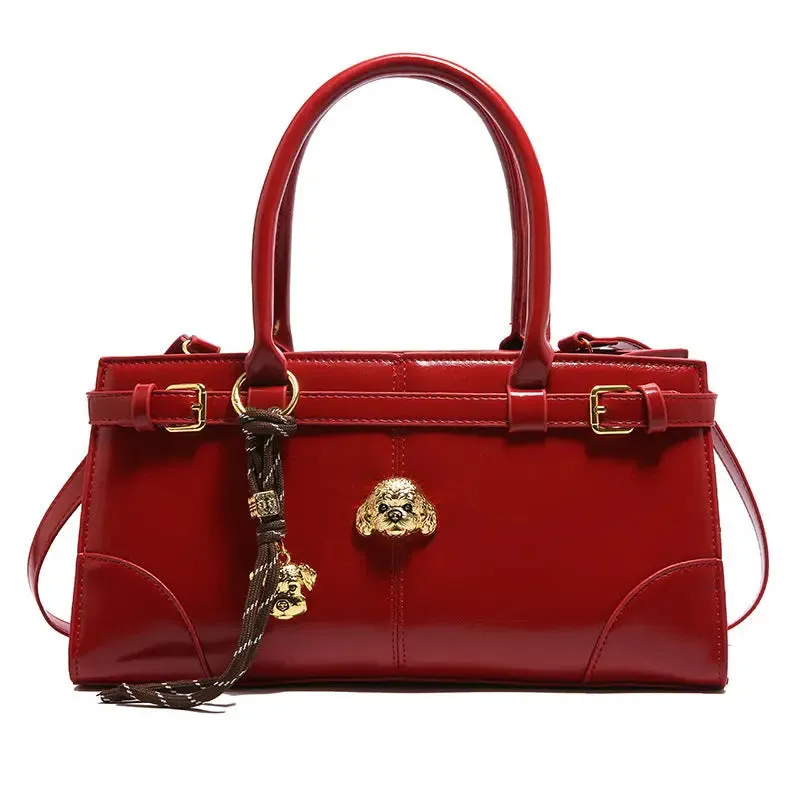 Buckle Large Fashionable Shoulder/Crossbody Bags - Tote Bags