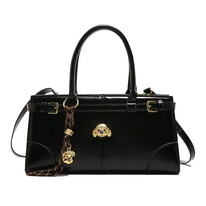 Buckle Large Fashionable Shoulder/Crossbody Bags - Tote Bags