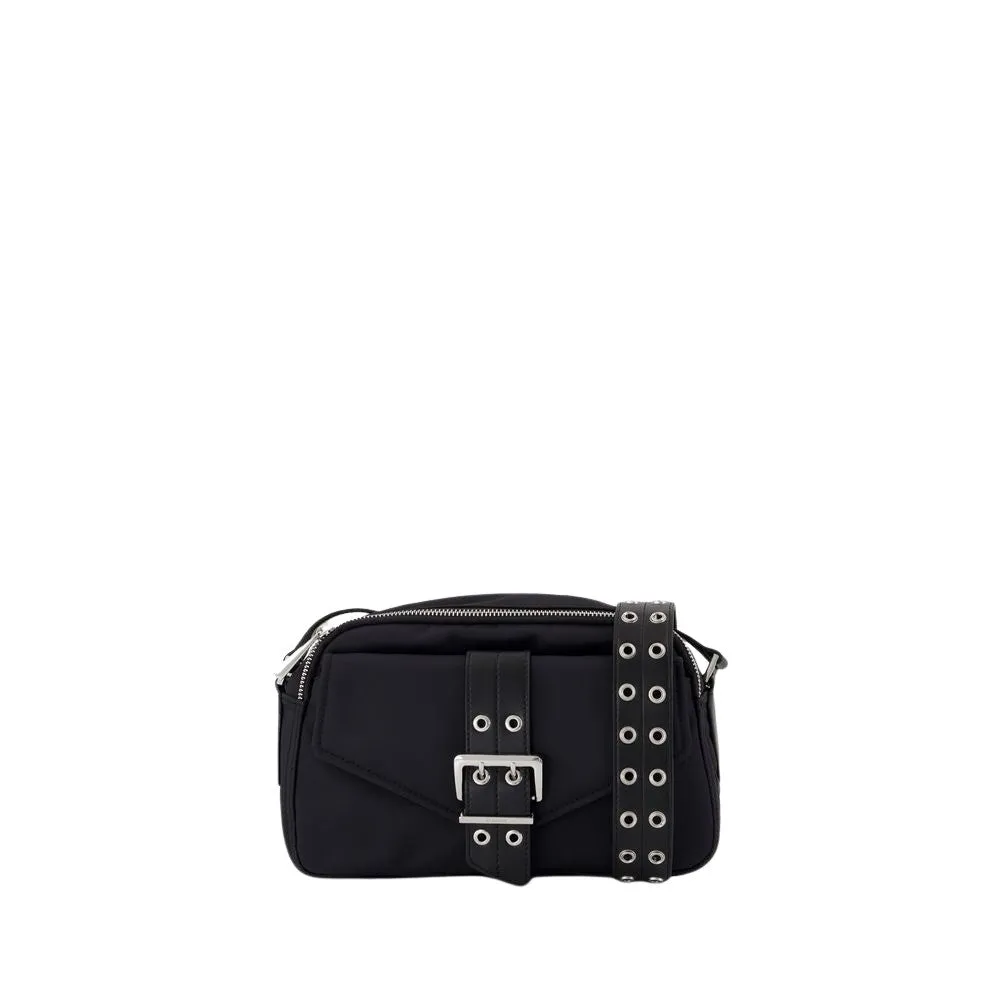 Bucky Camera Bag Crossbody - Nylon - Black