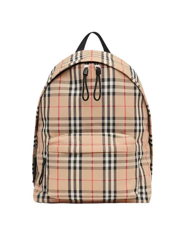 Burberry Vintage Check Nylon Backpack