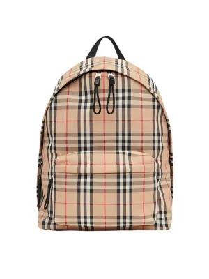 Burberry Vintage Check Nylon Backpack