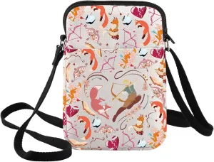 BWWKTOP Archer Crossbody Purse Bookish Gift Fox Shoulder Bag Bookworm Merch