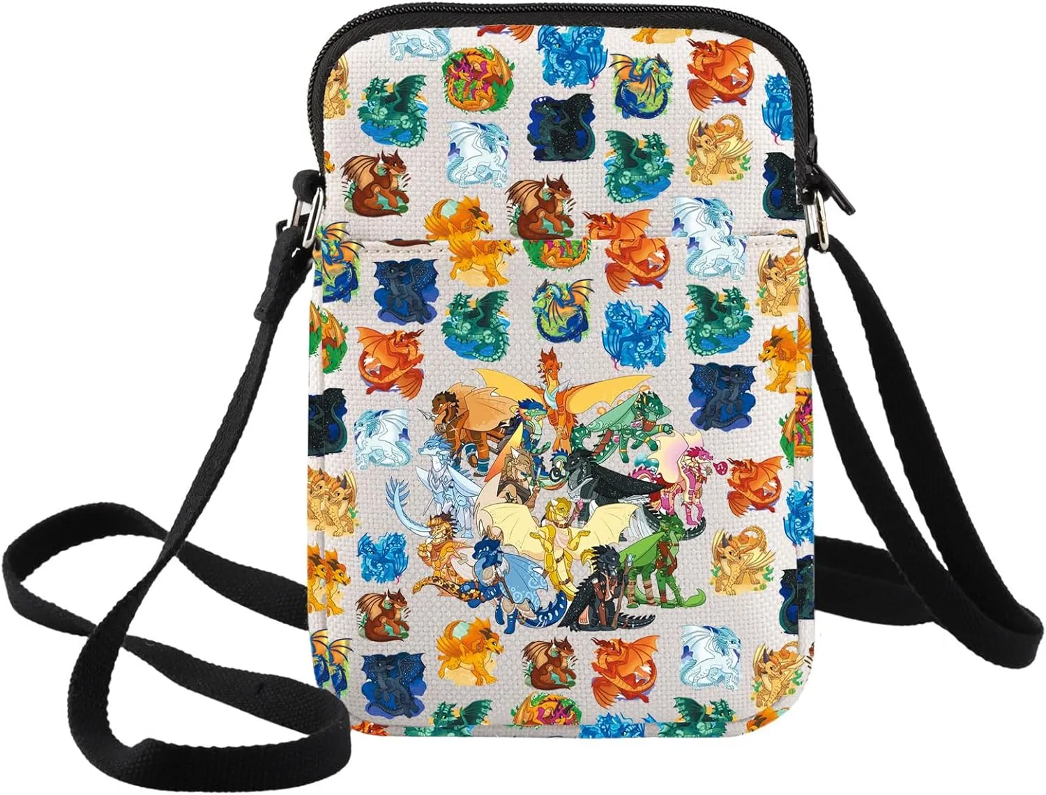 BWWKTOP Dragon Crossbody Bag Wing Dragon Darkstalker Gift Wings Dragon Tribes Novel Shoulder Bag Dragon Tribes