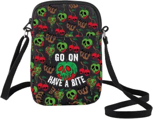 BWWKTOP Evil Queen Poison Apple Crossbody Bag Villain Inspired Gifts Witchy Poison Shoulder Bag Evil Queens Merch