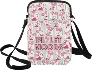 BWWKTOP Funny Pig Crossbody Purse Cartoon Porket Moods Inspired Gift Cartoon Pig Shoulder Bag Piglet Merchandise