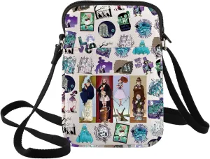 BWWKTOP Ghost House Crossbody Bag Madame Leota Gift Welcome Foolish Mortals Shoulder Bag Halloween Merch