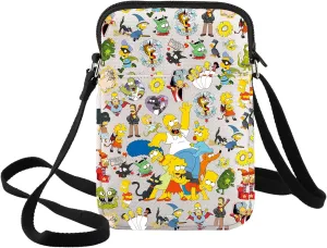 BWWKTOP Homer Family Crossbody Bag Homer & Bart Fans Gifts Marge Simpson & Lisa & Maggie Messenger Bag Homer Family Merch
