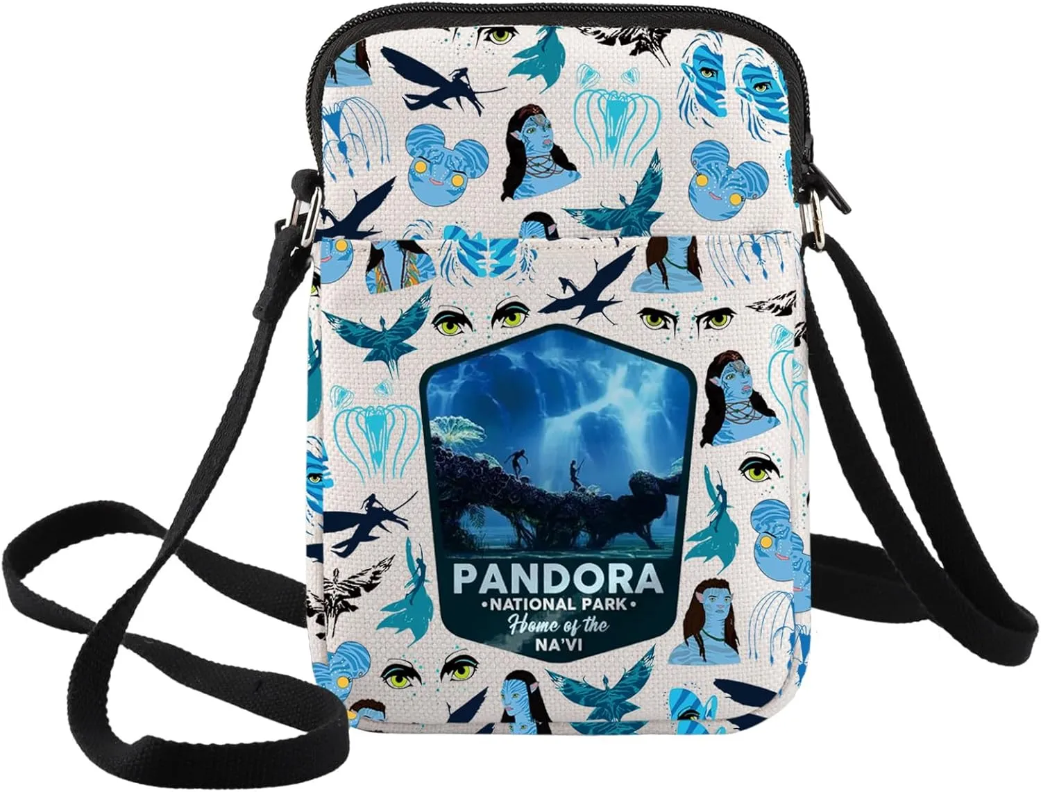 BWWKTOP Jake Sully Crossbody Bag Dr. Grace Fans Gift National Park Home Of The Navi Shoulder Bag Neytiri & Eytukan Merch