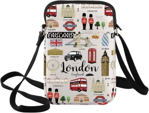 BWWKTOP London Travel Tote - Souvenirs & Gifts Crossbody Shoulder Bag