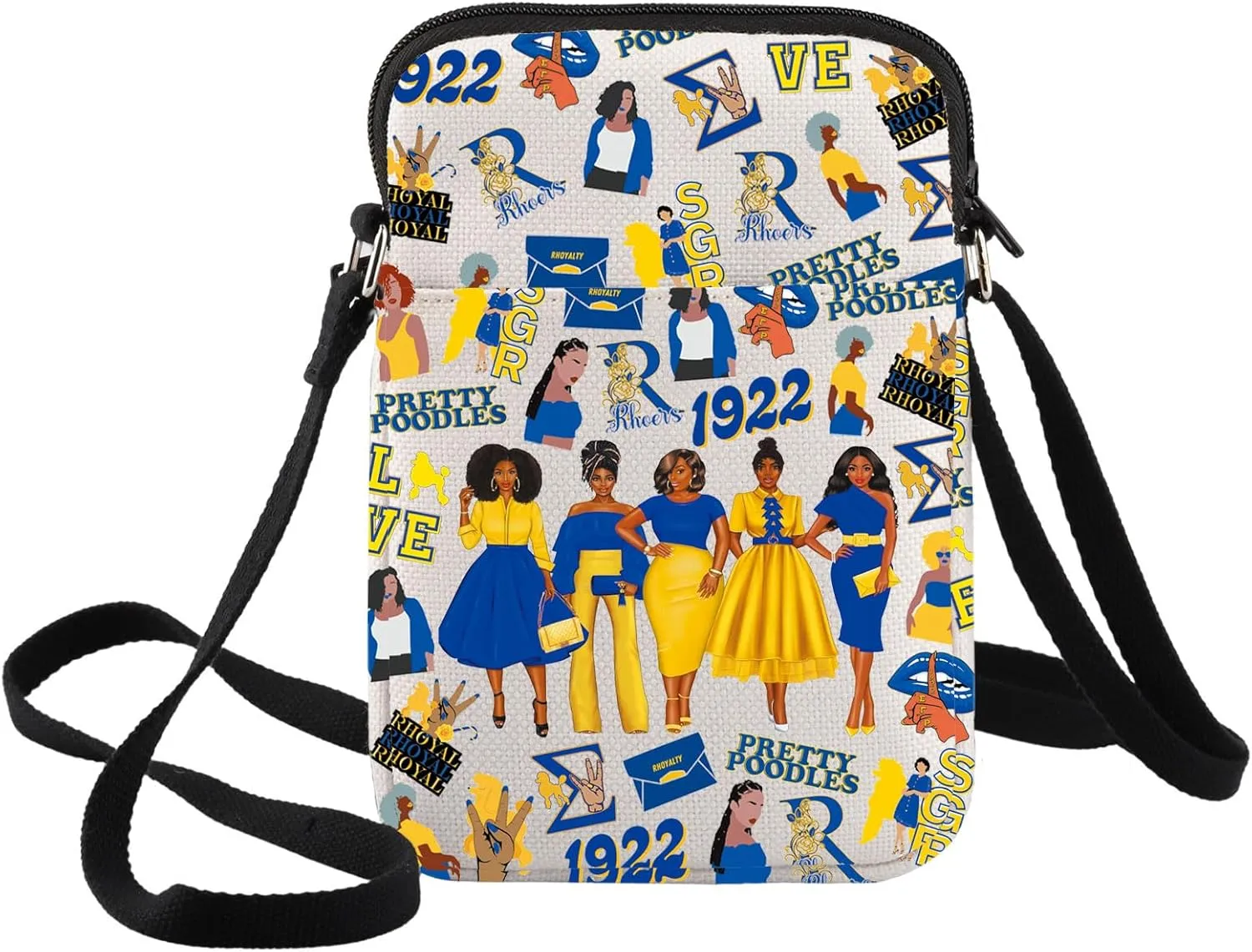BWWKTOP Sorority Crossbody Purse 1922 SGR Graduation Gifts Greek Sorority Shoulder Bag Greek Sorority Gift