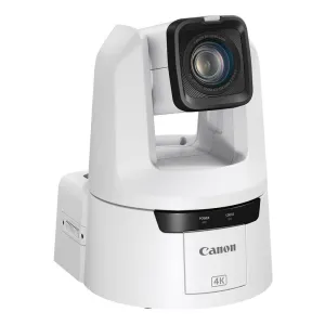 Canon CR-N500 Professional 4K NDI PTZ Camera with 15x Zoom (White)