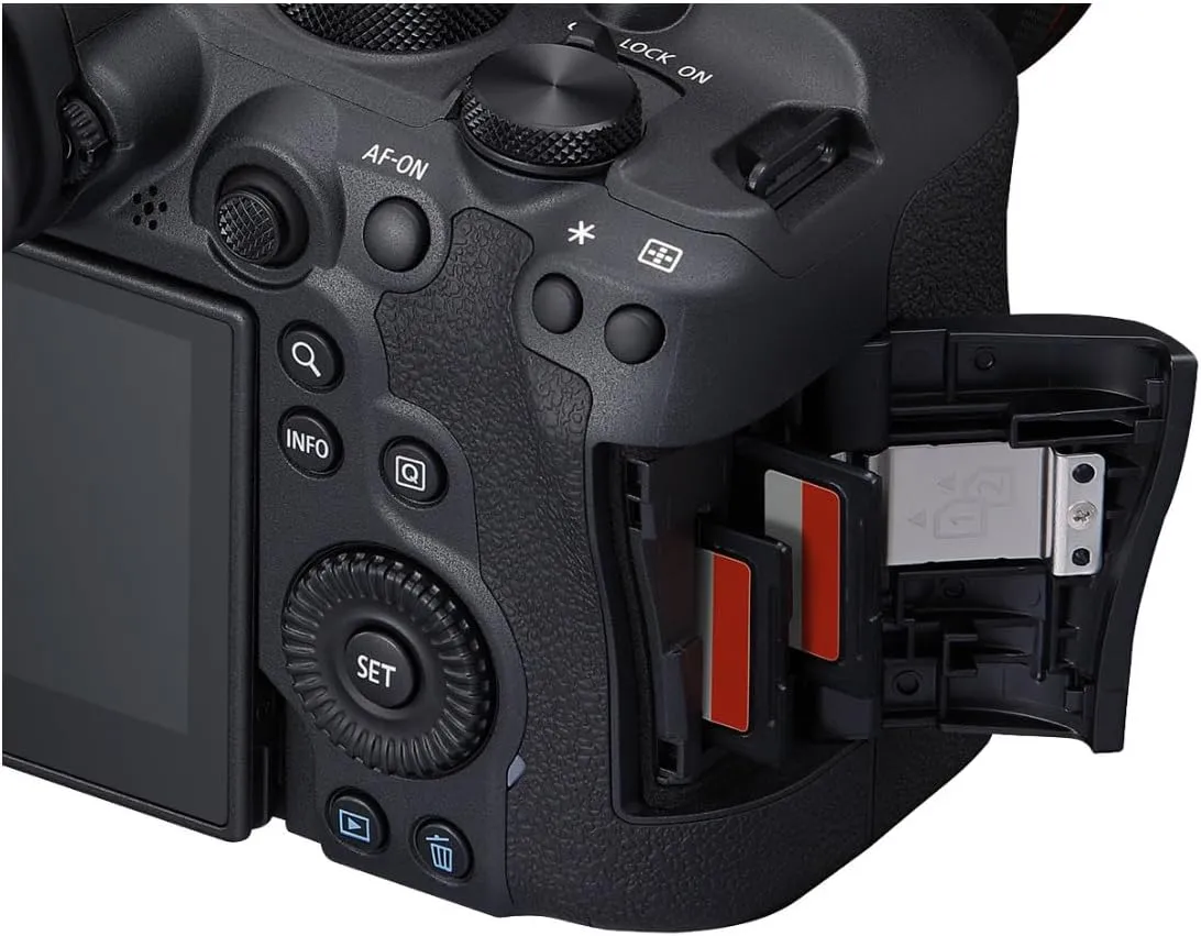 Canon EOS R6 Mark II Mirrorless Camera (Body Only), Full-Frame Camera, 24.2 Megapixel CMOS Sensor, Photo and Video Capabilities, Black