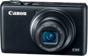 Canon PowerShot S95 10 MP Digital Camera with 3.8x Wide Angle Optical Image Stabilized Zoom and 3.0-Inch LCD