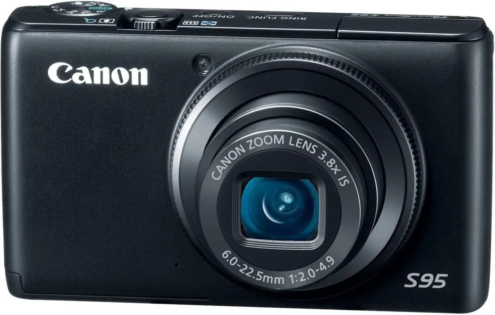Canon PowerShot S95 10 MP Digital Camera with 3.8x Wide Angle Optical Image Stabilized Zoom and 3.0-Inch LCD