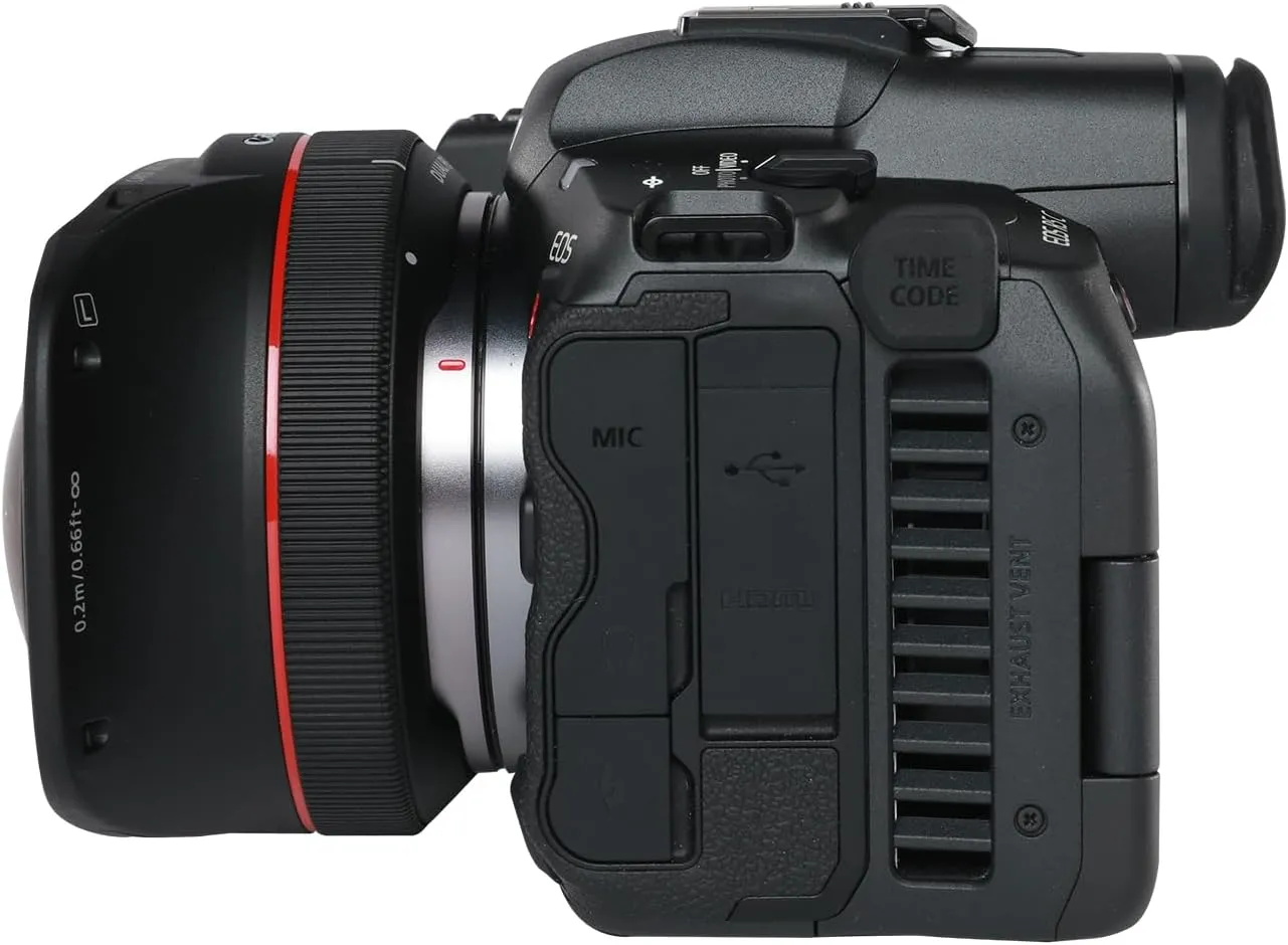 Canon VR Content Creator Kit - EOS R5 C Full-Frame Hybrid Camera and RF5.2mm F2.8 L Dual Fisheye Lens, for Video Professionals