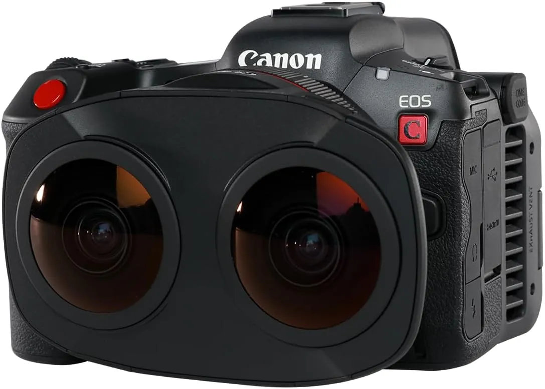 Canon VR Content Creator Kit - EOS R5 C Full-Frame Hybrid Camera and RF5.2mm F2.8 L Dual Fisheye Lens, for Video Professionals