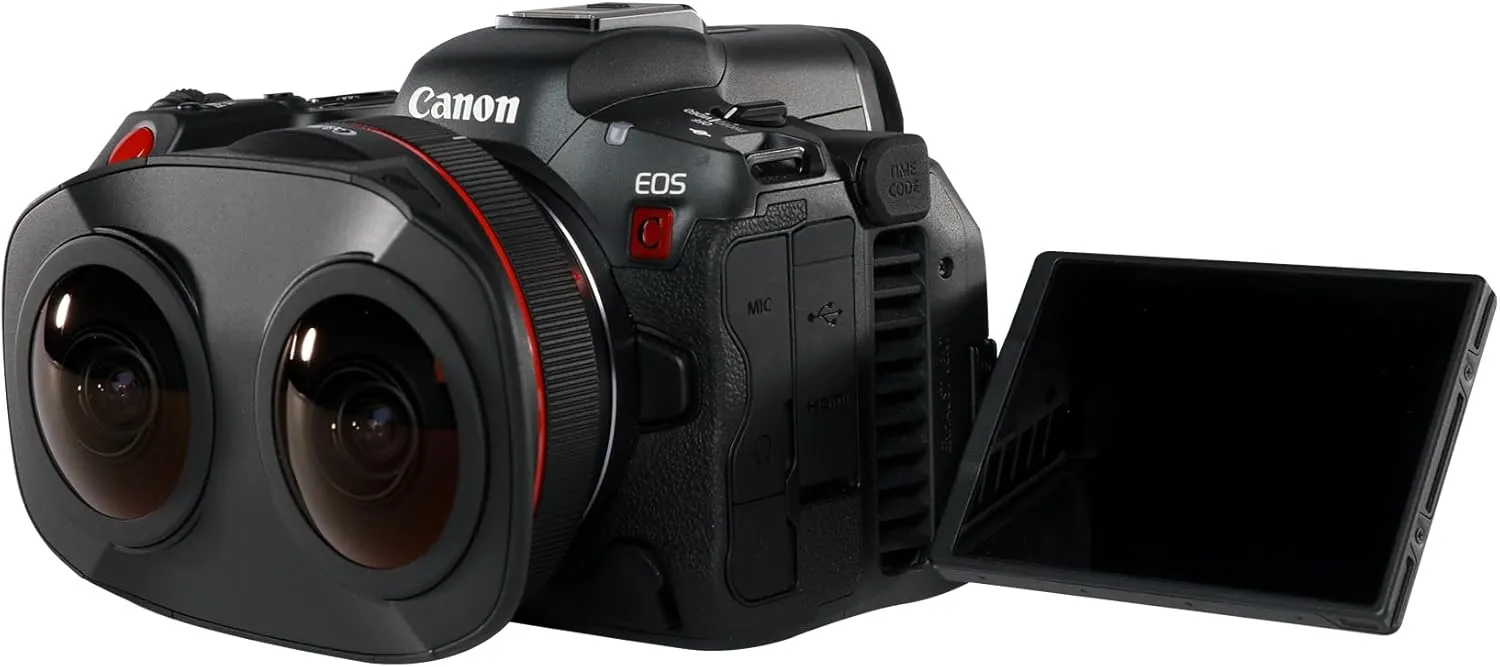 Canon VR Content Creator Kit - EOS R5 C Full-Frame Hybrid Camera and RF5.2mm F2.8 L Dual Fisheye Lens, for Video Professionals