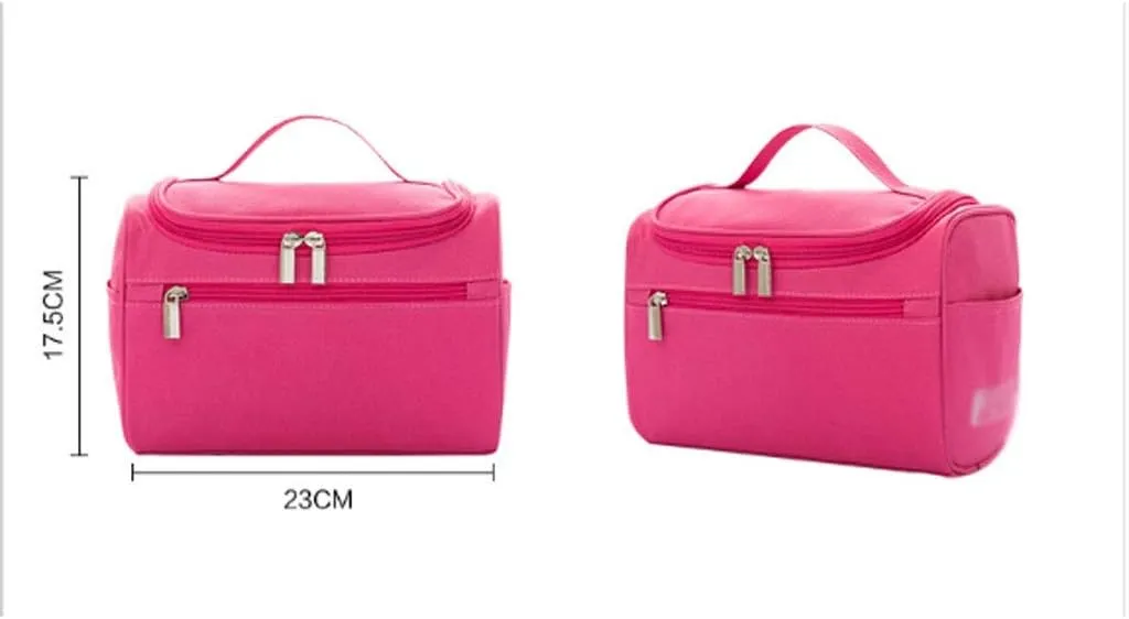 Capacity Wash Bag - Travel Women Waterproof Large Cosmetic Bag Portable Portable(D)