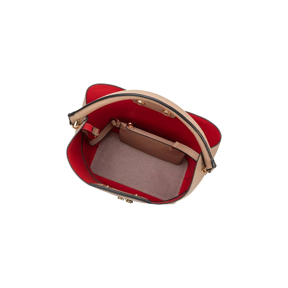 CARTER Tan Recycled Vegan Crossbody Bag
