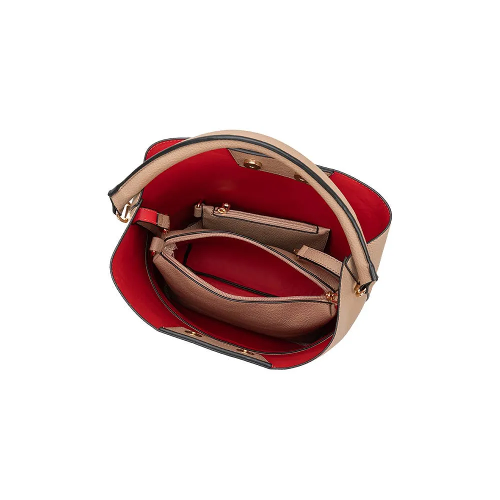 CARTER Tan Recycled Vegan Crossbody Bag